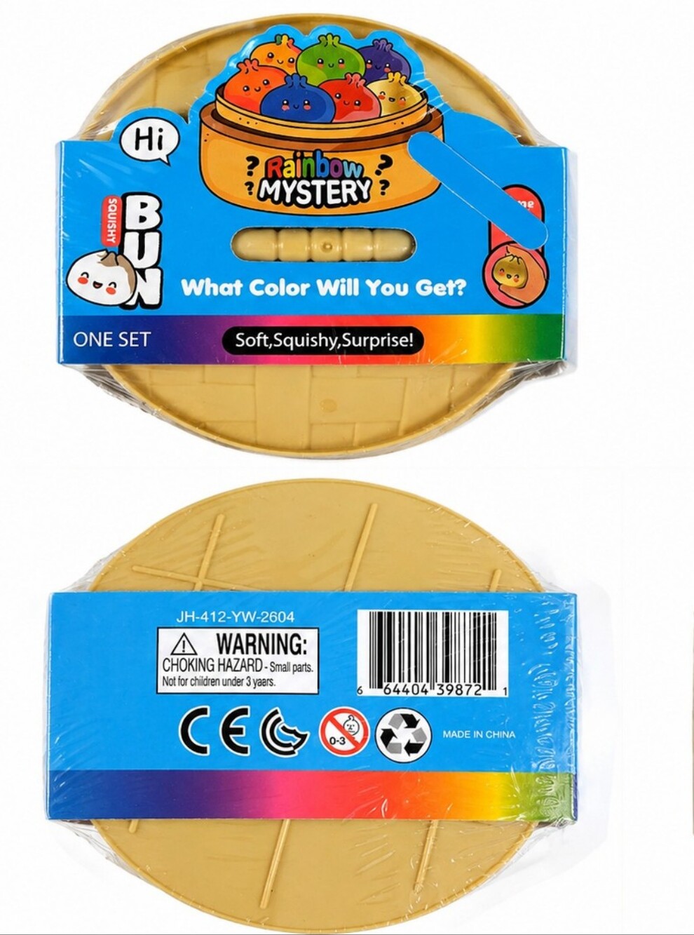 🌈 Rainbow Mystery Bun Squishy Surprise! 🌈
